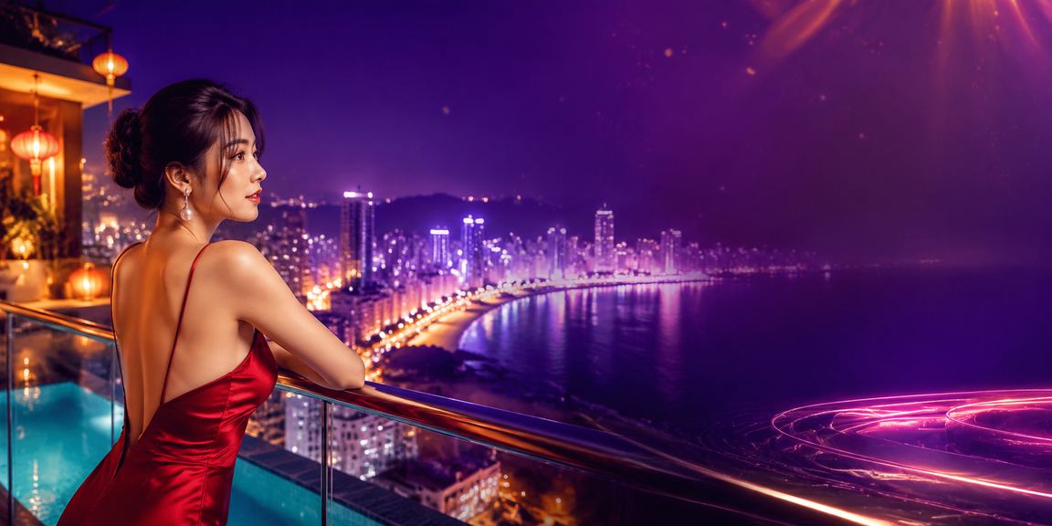 Sảnh cá cược bóng đá với ánh đèn neon ở Nha Trang